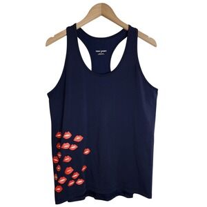 Tory Burch Sport Shirt Women's Large Active Tank‎ Top Navy